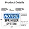 Signmission Sprinkler System, 24 in W x Rectangle, Plastic OS-2PACK-NS-P-1824-L-18414 - alternate 4